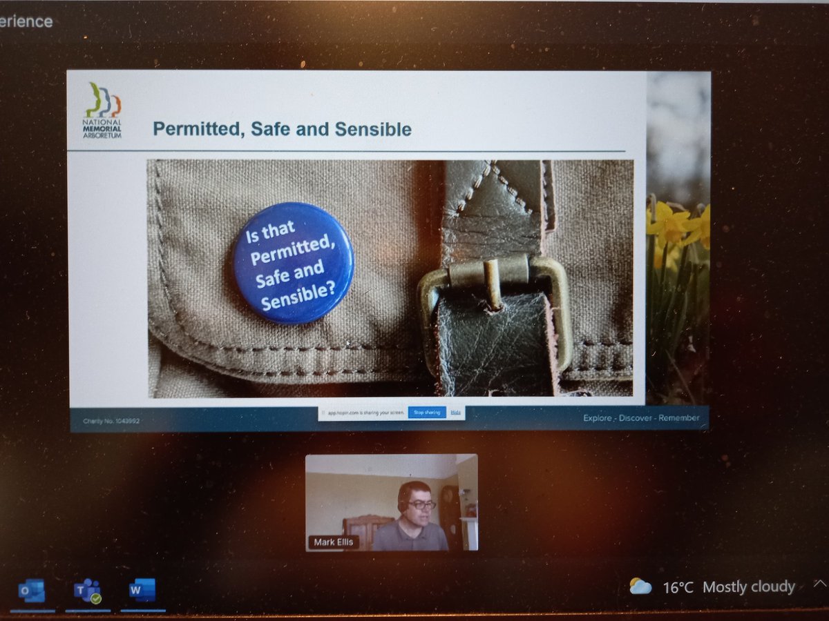 <a href="/VISEXPFORUM/">Visitor Experience Forum (VE:Forum)</a> <a href="/MJ_Ellis/">Mark Ellis</a> #PermittedSafeSensible three words that have steered <a href="/Nat_Mem_Arb/">National Memorial Arboretum</a> through the last 16months!