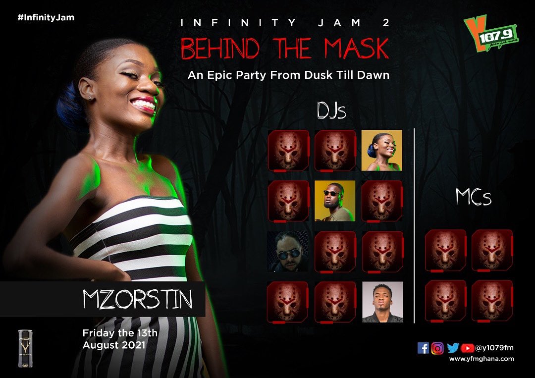 Y1079FM's tweet image. . @mzorstin is up for the #InfinityJam2 Behind the mask 🔥🔥🔥