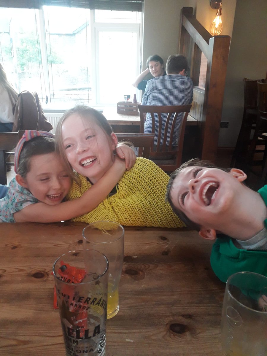 AliLurkin's tweet photo. Right we're in a restaurant now kids...time to behave...
Kids: https://t.co/CVVNBzSqqU