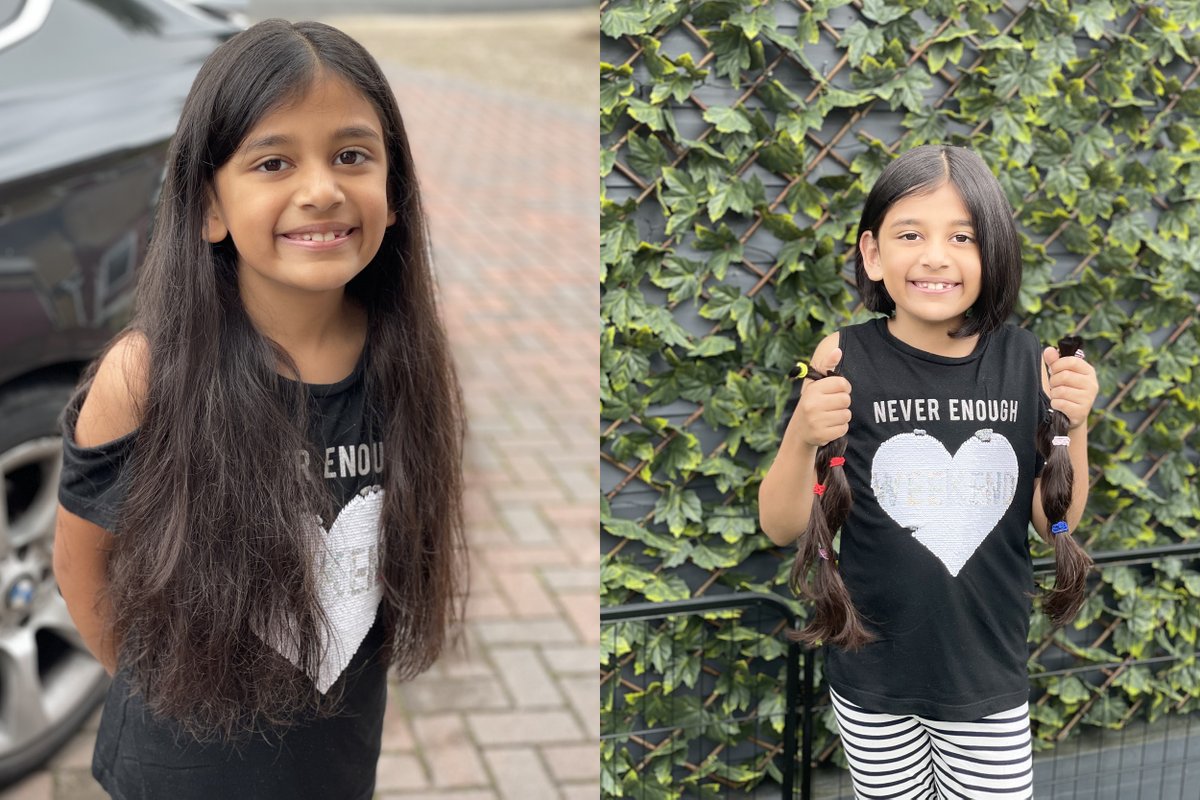 I’m not sure what made me want to donate my hair, it’s a really nice thing to do, and I just wanted to do it, as it’s all going to an amazing cause.”

Lots of love to Bushrah from <a href="/OasisPinewood/">Oasis Pinewood</a> for her donation! bit.ly/3jm20RS

#PrincesstrustUK #Donatinghair