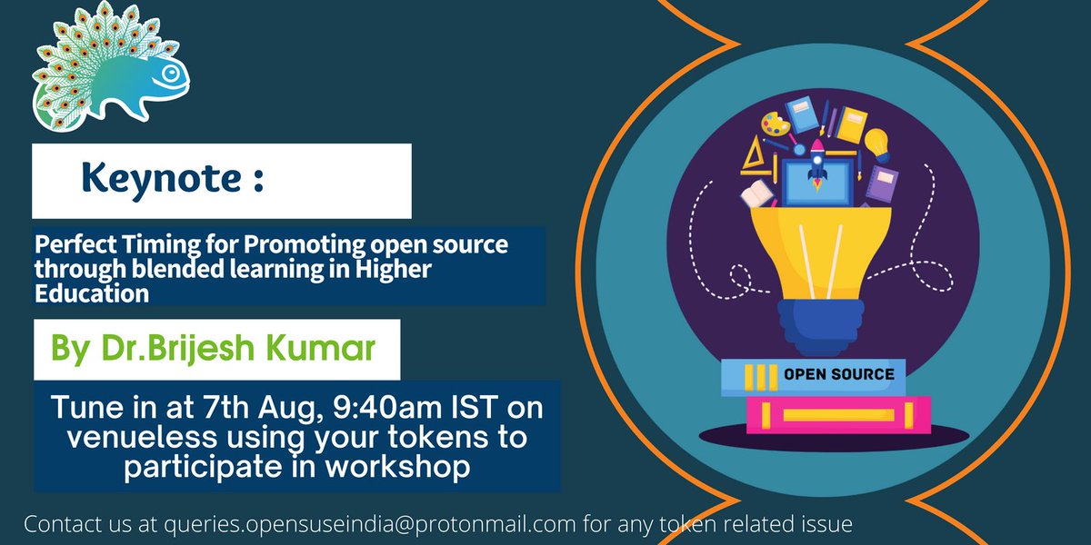 Join us at #oSAVS21 for more such awesome keynotes from our esteemed speakers. Also don't forget to register for the event at events.opensuse.org #manavrachna #opensuse #opensuse #instagood #opensuseasia2021 #linux #foss #inspiration #opensource