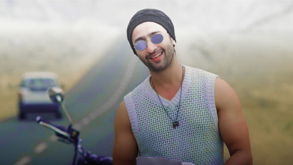 This is the first time his hotness is overshadowed by his extra cuteness &amp; hilarious expressions. 😂💜

MERA DIL WITH SHAHEER.

#ShaheerSheikh #MeraDilBhiKitnaPagalHai 

PS- He is giving Ranbir Kapoor vibe in 2nd pic.