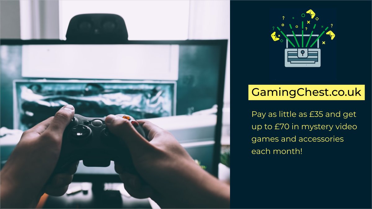 With GamingChest, you can skip the hassle of paying a fortune for great video games, and get a mystery box with high-quality, hand-picked games and accessories through your mailbox each month, at a discounted price!