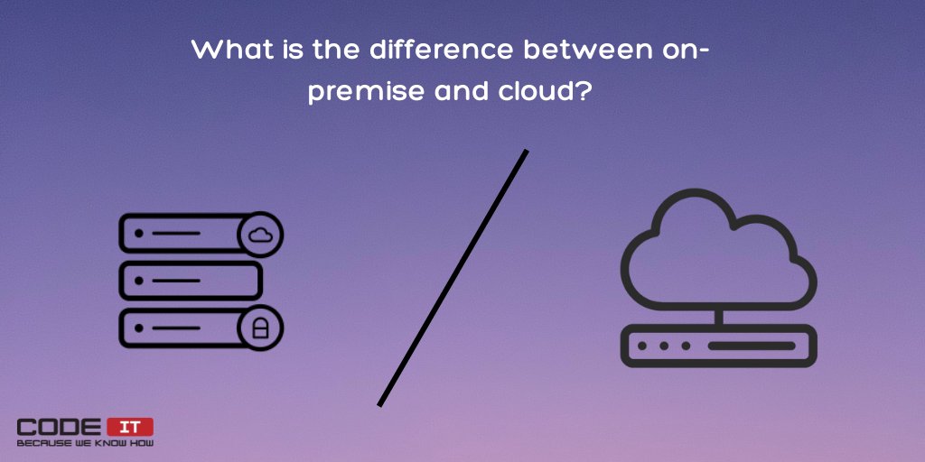 official_CodeIT's tweet photo. What is the difference between on-premise and cloud?

The key difference between these approaches is that #onpremise hosting is carried out using offline hardware. Cloud hosting assumes that all the provisions and support will be provided by a third party.

#CodeIT_FAQ #Cloud https://t.co/Sg0gOUcLLE