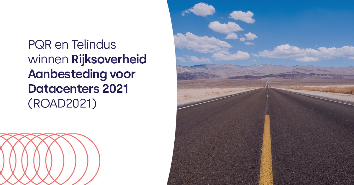PQRnl's tweet photo. Nieuws | PQR en Telindus winnen Rijksoverheid Aanbesteding voor Datacenters 2021 (ROAD2021) - PQR https://t.co/Z5YoT8hbOt https://t.co/LPv7cJNoNS