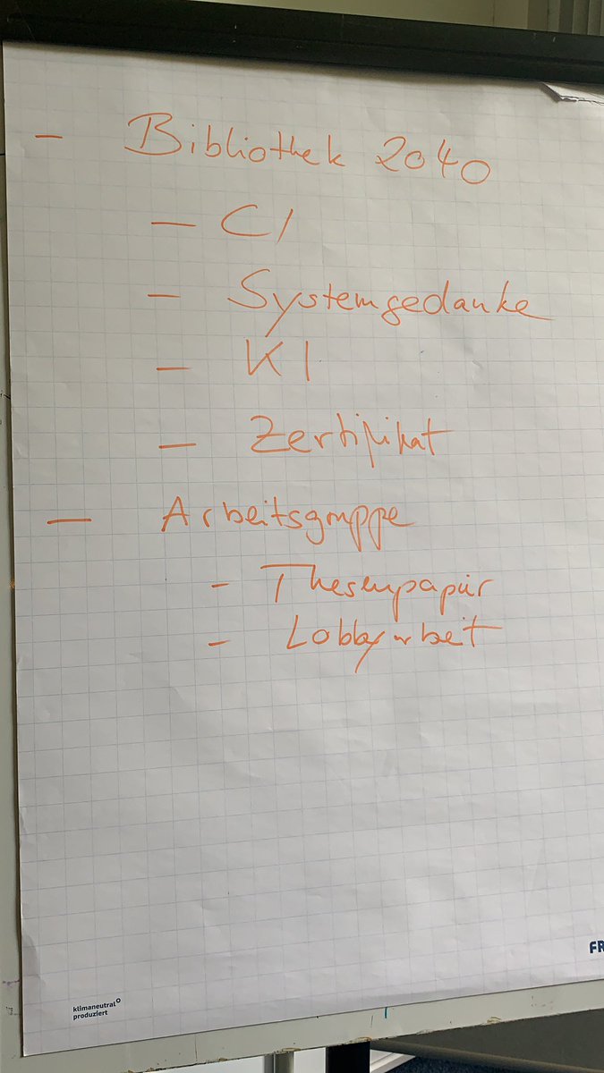 biblioke's tweet photo. #SHBibcamp21 Bibliothek 2040 - facettenreiche Diskussion rund um die Frage wie Bibliotheken 2040 noch relevant sind: neugieriges Personal, Lust auf Netzwerken, visionäre Politik und Verwaltung und ein modern gestaltetes Thesenpapier der Verbände. https://t.co/5KPm7Vn7xi
