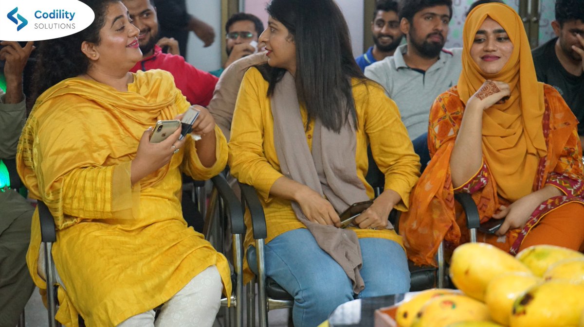 CodilitySoluti1's tweet photo. It was fun to celebrate the "Mango Party" by having the tastier King 
of fruit in this summer season!

Here's a glimpse of us enjoying the delightful taste of mangoes.

#Codilityteam #mangoparty #mangoday #competition
#MangoFest #SummerSeasonGreetings #partytime #workculture21 https://t.co/eiTbp9Lc0O