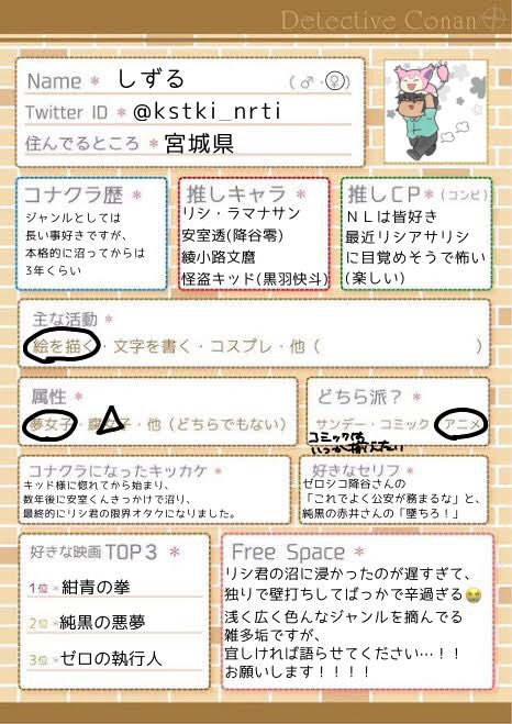 コナクラ自己紹介カード を含むマンガ一覧 ツイコミ 仮