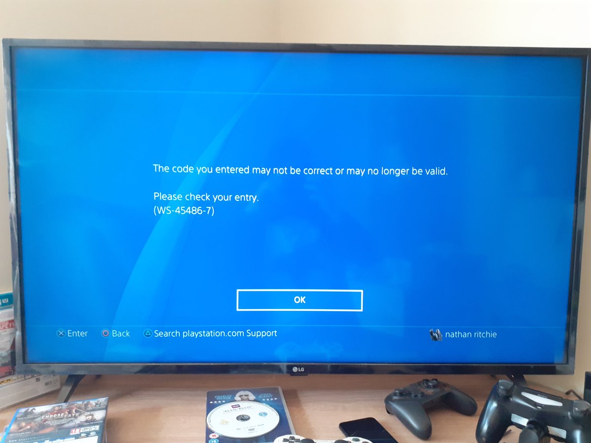 Nathanritchiea1's tweet photo. @AskPS_UK I recently got a pre order code for back 4 blood early beta access and I enter the code it brings me to the confirmation screen then I click on confirm but then brings up the message "code you enter may not be correct or may be no longer valid" https://t.co/Q0lZ9VfUog