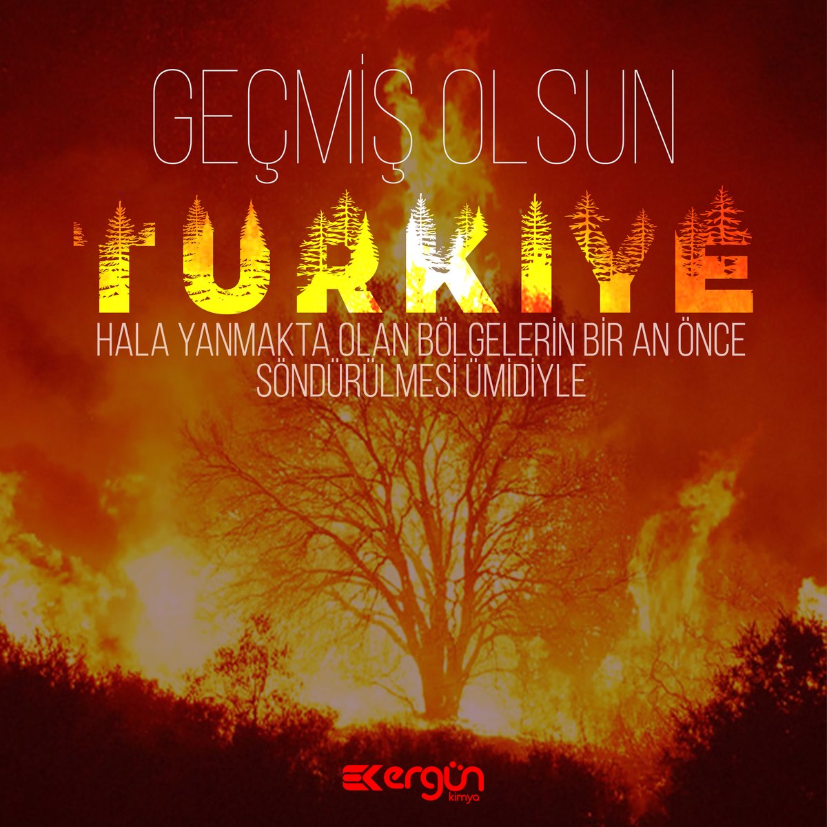 ErgunKimya's tweet photo. GEÇMİ OLSUN TÜRKİYE
Hala yanmakta olan bölgelerin bir an önce söndürülmesi ümidiyle https://t.co/vIYwMJTkLC