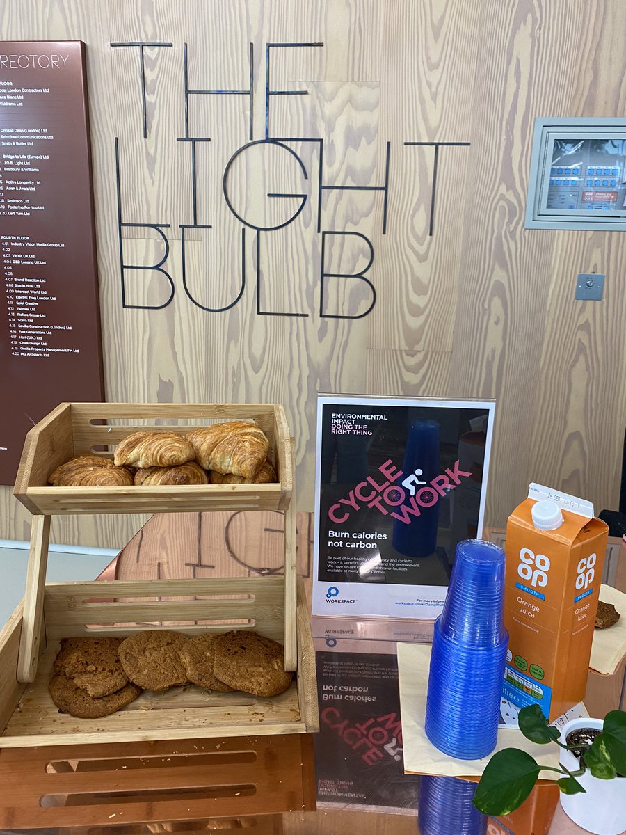 Last bit of croissants 🥐 to celebrate the #CycleToWorkDay ! Pop by reception and get yours! #HappyDay #Cycle 🚲