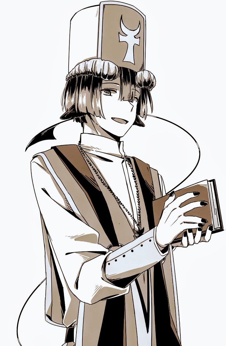 あくましゅうどうし 青紫桜のイラスト