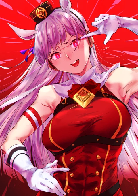 いいぜ、受けて立ぁーーつ❗️
#ウマ娘 