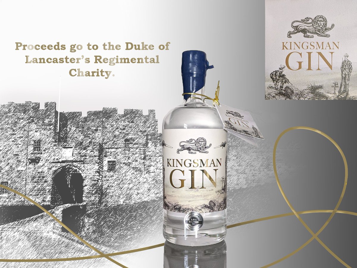 Cumbria's Mil Museum (@cmoml) on Twitter photo We are now selling award winning Kingsman Gin by <a href="/ribblevalleygin/">The Ribble Valley Gin Co</a> in the museum shop £40 for 75cl 40%. Made exclusively for The Regimental Charity of The Duke of Lancaster’s Regiment who support serving soldiers, veterans & their families. <a href="/LANCS_REGT/">Duke of Lancaster's</a> <a href="/EHCarlisle/">Carlisle Castle</a> We are now selling award winning Kingsman Gin by <a href="/ribblevalleygin/">The Ribble Valley Gin Co</a> in the museum shop £40 for 75cl 40%. Made exclusively for The Regimental Charity of The Duke of Lancaster’s Regiment who support serving soldiers, veterans & their families. <a href="/LANCS_REGT/">Duke of Lancaster's</a> <a href="/EHCarlisle/">Carlisle Castle</a>