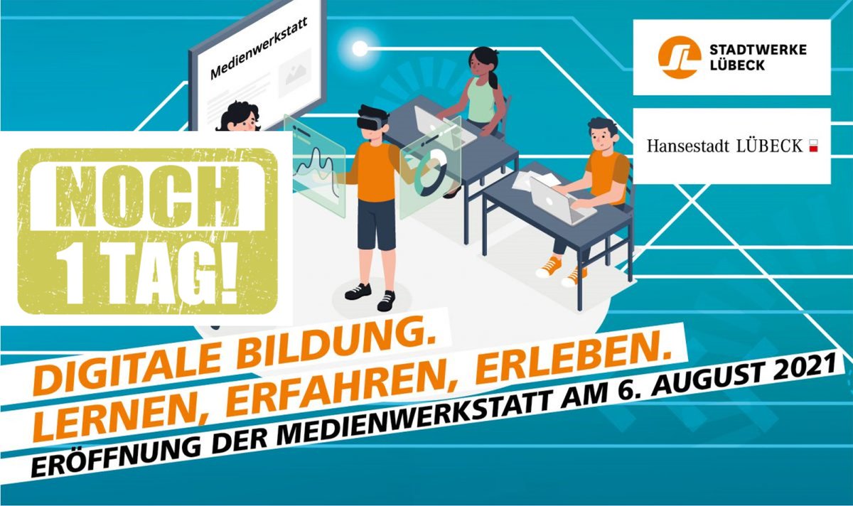 Die Vorbereitungen laufen auf Hochtouren - und morgen Vormittag geht es auch schon los: Bürgermeister Jan Lindenau und Dr. Jens Meier eröffnen die Medienwerkstatt auf dem Gelände der Stadtwerke Lübeck!

Seid live dabei: youtube.com/playlist?list=…