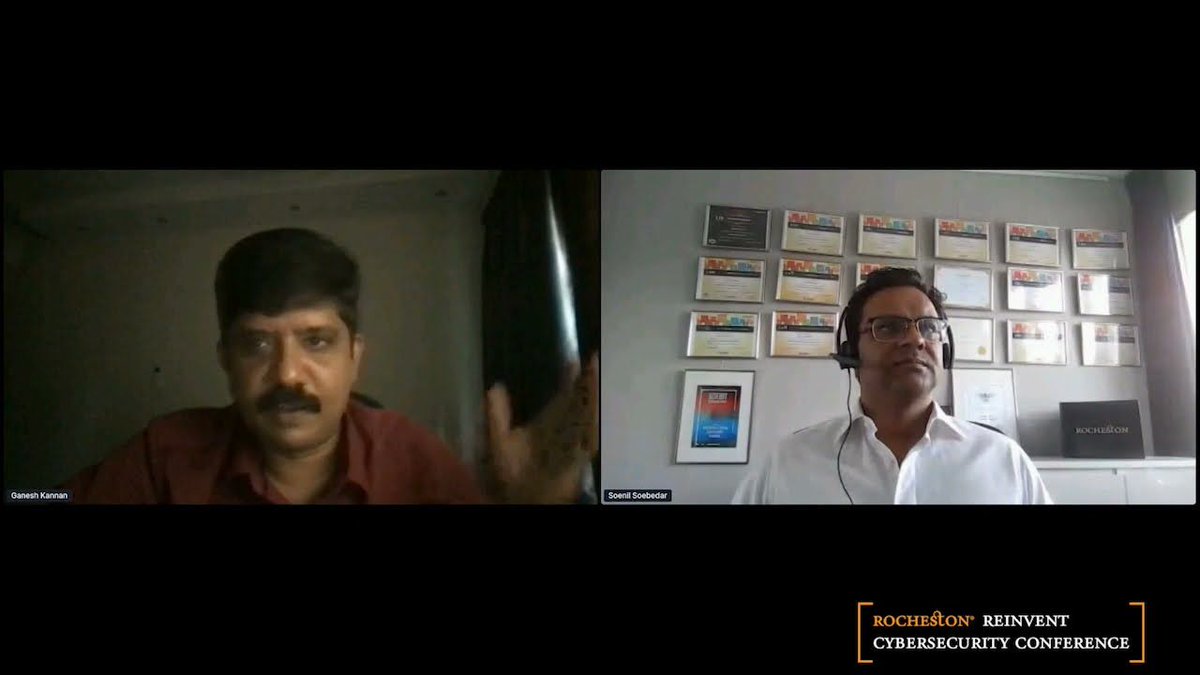 rocheston's tweet image. Rocheston Reinvent Cybersecurity Conference July 2021: Mr. Ganesh Kannan &amp;amp; Mr. Soenil Soebedar on &quot;Shift Left on Security with DevSecOps&quot;. Watch the session in our YouTube Channel. #ReinventConference #CybersecurityVideos #CybersecurityTopics 

buff.ly/2VyvALy
