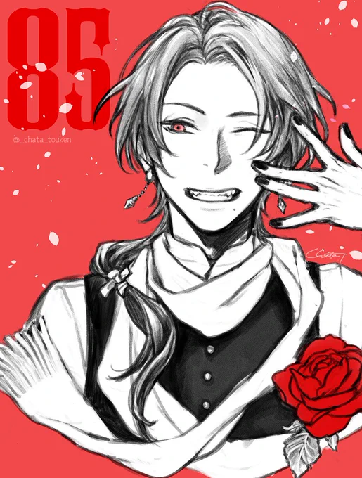 #刀帳No85で8月5日は加州清光の日
#8月5日は加州清光の日
今年もやってきた清光の日!🌹🌹🌹 