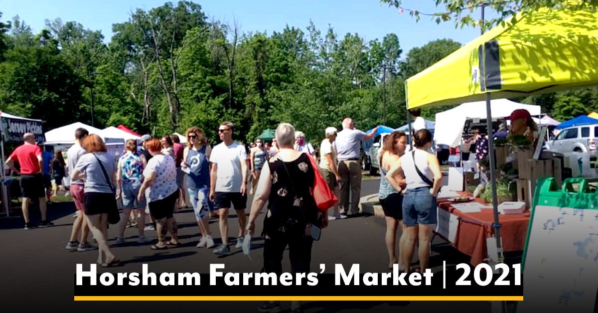Good morning and Happy #NationalFarmersMarketWeek! Come celebrate by visiting the Horsham Farmers Market this Sunday from 10 am to 1 pm at the Horsham Township Community Center, 1025 Horsham Road! 💐🍅🥖🌿 #FarmersMarketWeek #SupportLocal #HorshamConnected #ShopHorsham