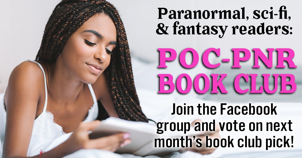 Join our Facebook book club reader group! Submit books for consideration, vote on what to read each month, and join in the review and discussion!  

#pocauthors #pocparanormal #authorsofcolor 

facebook.com/groups/3511493…