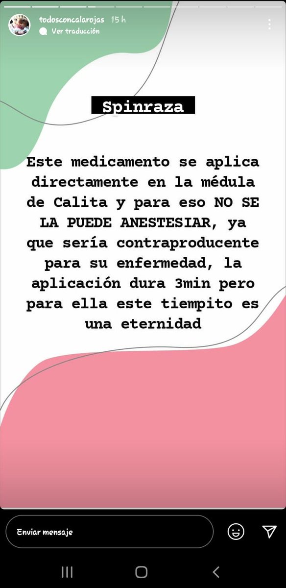 todosconcala's tweet photo. Buenos Días.. hoy Calita se aplica una dosis de Spinraza.   En las fotos te explica un poquito de que es y para que.
Recorda que cada granito suma
#todosconcala #todosconcalarojas https://t.co/I4zdh7fQXn