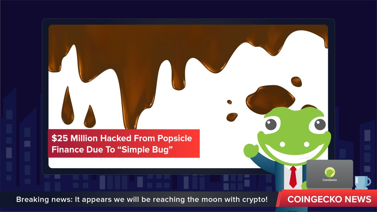 Popsicle Finance, a multi-chain yield-generating crypto project, has evaporated $25 million under the heat of a new exploit. Anguished face Security researcher @Mudit__Gupta who revealed the hack, said that “the hack was complex but the bug was simple.” gcko.io/daily-news