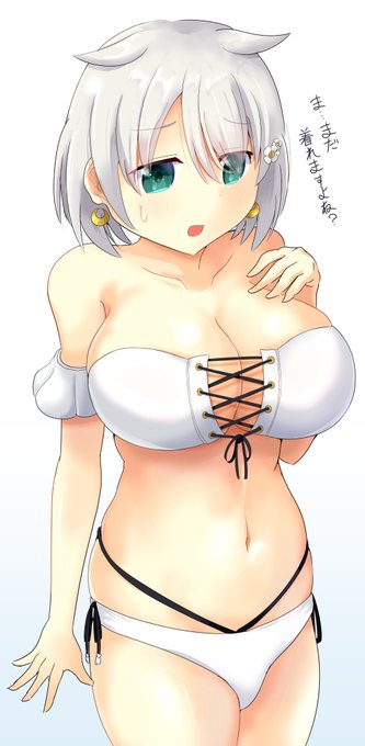 マギレコのみふゆさん描きました 水着 