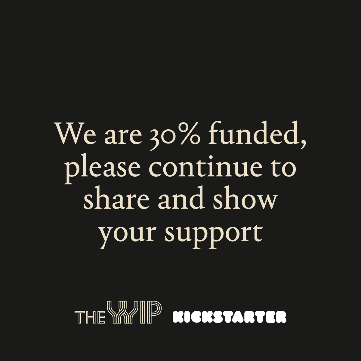 Our Kickstarter campaign is live! We are already 30% raised in 24hrs - thank you to everyone who has already supported us. Please keep pledging and sharing. #Kickstarter  #SupportSmallBusinesses
