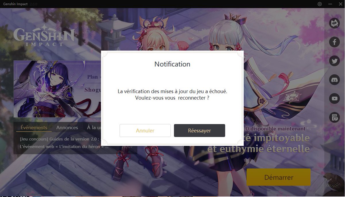 Bonjour, <a href="/genshinimpactfr/">Genshin Impact FR</a> est-ce normal que depuis ce matin nous n'avons pas accès au jeu ?