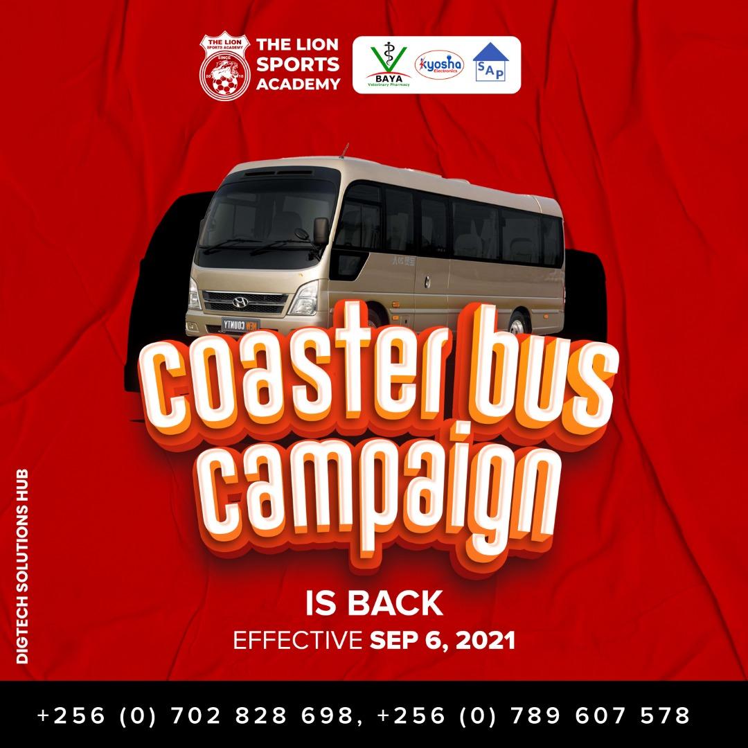 LionsAcademyUg's tweet photo. Welcome back from the lockdown
Our #CoasterBus Fundraising Campaign will resume again in September
Counting on your support
@UYFA9 https://t.co/q89rbMiMnp