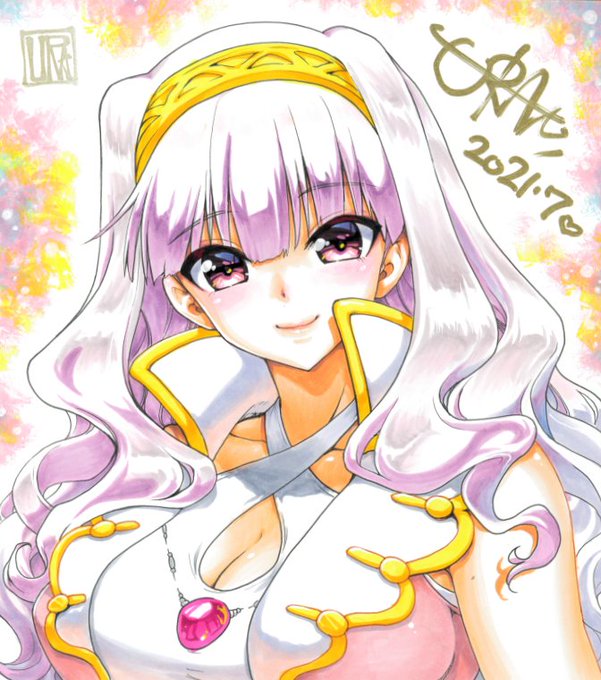 今日の色紙324日目
アイマスの四条貴音さんです。
余談ですが艦これの金剛を描くときよく貴音さんの髪型を参考にしてました。

#描いた色紙なるべく毎日アップする
#コピック #アナログ絵 #アイマス #四条貴音 