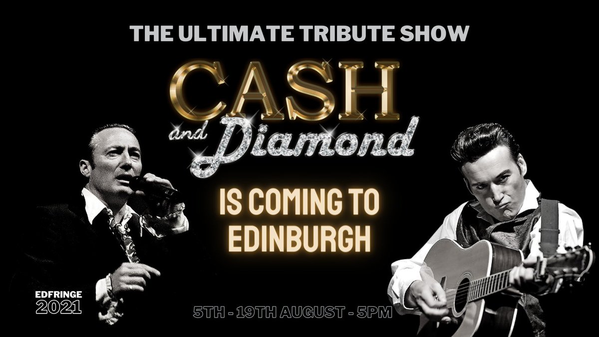 #tweetthemedia 
Multi-award-winning <a href="/PeteStorm/">Pete Storm</a> + <a href="/SwingWithPete/">Pete Sinclair | Singer</a>  Sinclair are set to rock #Edinburgh with their tribute to two of America’s music legends - #JohnnyCash &amp; #NeilDiamond. A must-see for all true fans.

5th-19th Aug - 5pm
@frankensteinpub 

tickets.edfringe.com/whats-on/cash-…