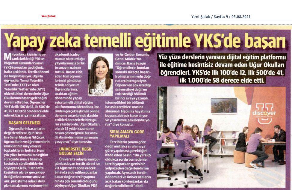 “Uğur Okullarından #YKS’de üstün başarı”

<a href="/yenisafak/">Yeni Şafak</a>