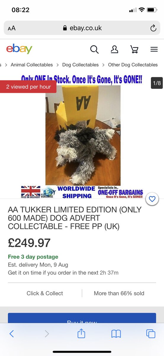 KevMonynys's tweet photo. I received my very own Tukker from the @TheAA_UK yesterday, and have since been amused to see that they’re selling for hundreds of pounds on eBay! I guess I’ll hang on to mine 😀 #Tukker #ThatFeeling #BackOnTheRoad #AAbreakdown https://t.co/4aR59RdrcK