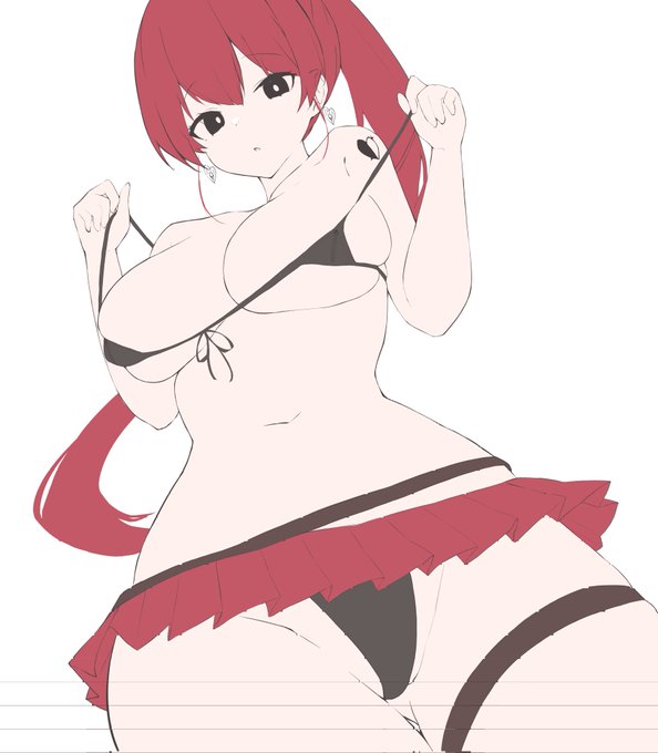 進捗。
ほぼ線画終わり 