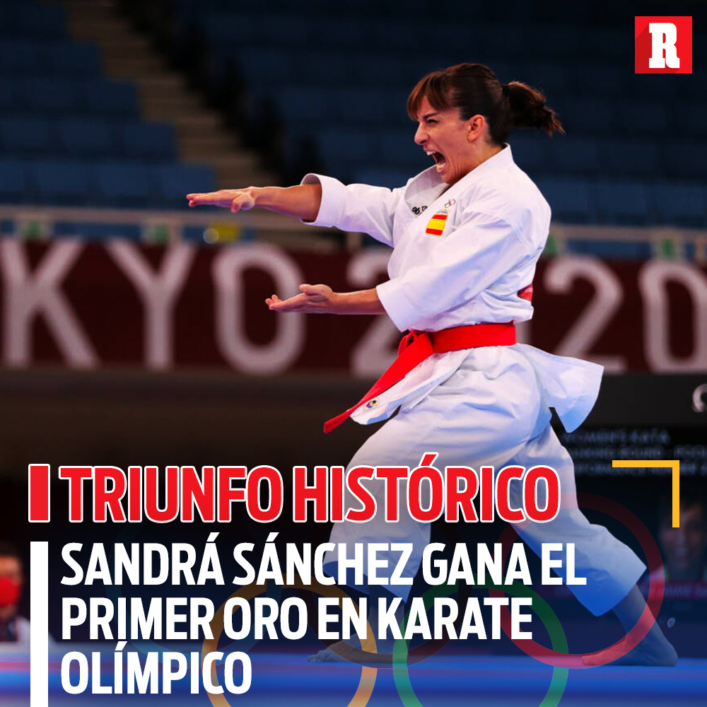 ENORME 🥇

La española Sandra Sánchez se queda con la primera medalla de oro en la historia del #Karate en Juegos Olímpicos.

Venció en la final a la japonesa Kiyou Shimizu en la prueba de katas.

#Tokyo2020