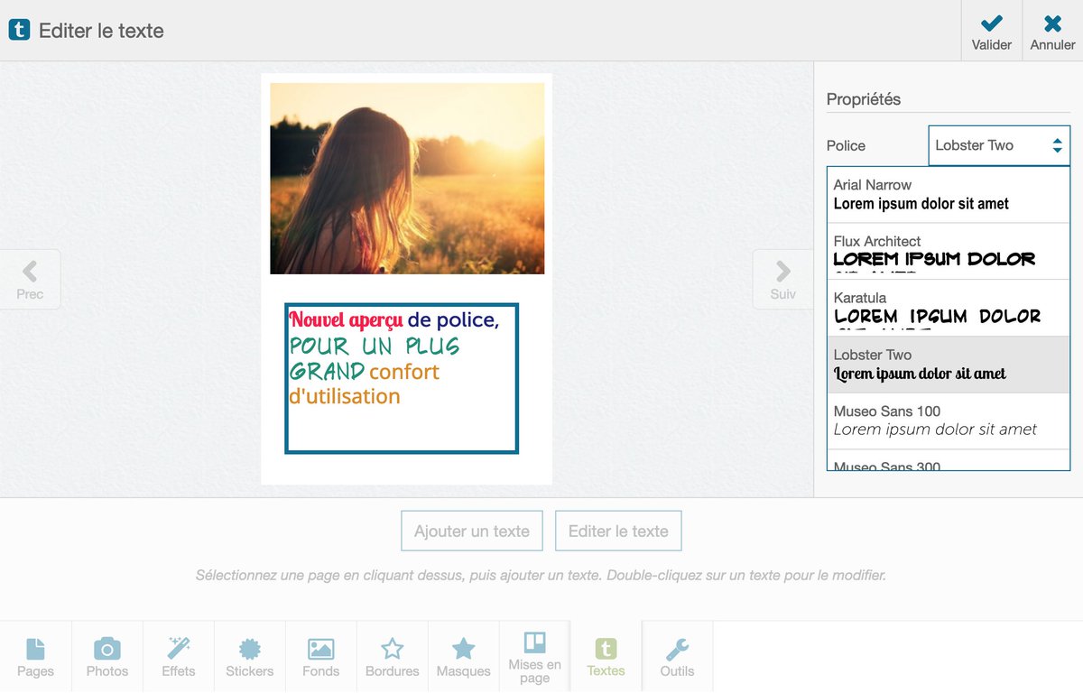 config2print's tweet image. Nouveauté Config2Print : aperçu des polices dans l&apos;éditeur de texte.

Nous avons également apporté plusieurs corrections et optimisé les performances globales de l&apos;application.

Venez découvrir les dernières nouveautés sur config2print.com #web2print #webtoprint