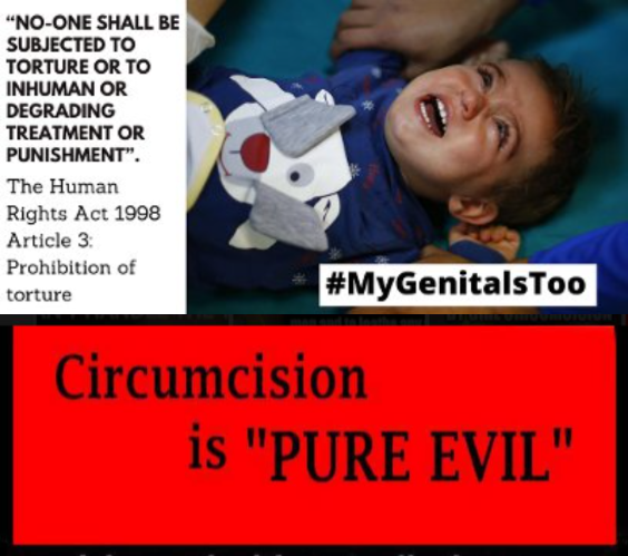 MgmAnti's tweet photo. #circumcisionispureevil
#circumcisionisslavery
#deathtocircumcision
#endmalegenitalmutilation
#mygenitalstoo https://t.co/uhF8YBWA1M