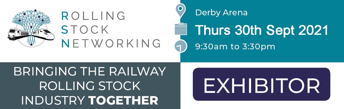 We can't believe it's only 2 months until we will be exhibiting at our first event in quite literally, years! On September 30th we will be at the Rolling Stock Networking event in Derby at stand H1. Save the date and register for the show here: bit.ly/3lxzUFX  <a href="/RSNevents/">RSN Events</a>