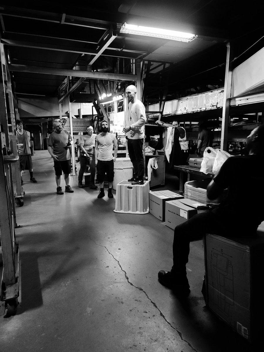 THIS right here! PD7 does it again! Area Supervisor Parker Plucinak gives a heartfelt PCM as they celebrate Area of the Month! The team has been crushing goals and taking names! Congratulations to the UNTOUCHABLE PD7.  #back2back #leadership #teamwork #forever1907