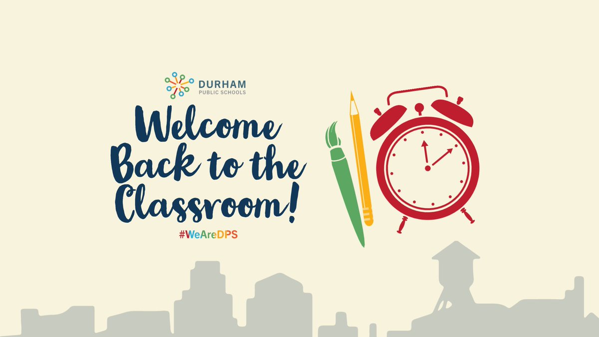 DurhamPublicSch's tweet photo. Welcome Back to the Classroom CMA, New Tech, Middle College, and Early College! | We are excited about the 2021-22 school year. Here are some things you should know. | READ MORE: https://t.co/m51j4RkvC6 https://t.co/IrHuetWVNh