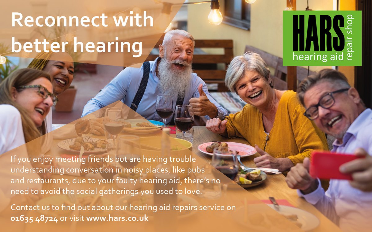 HARSukltd's tweet photo. If you enjoy meeting friends but are having trouble 
understanding conversation in noisy places, due to your faulty hearing aid, there’s no need to avoid the social gatherings you used to love. Contact us to find out about our hearing aid repairs service https://t.co/Yub74V762C https://t.co/usKXquxLgu