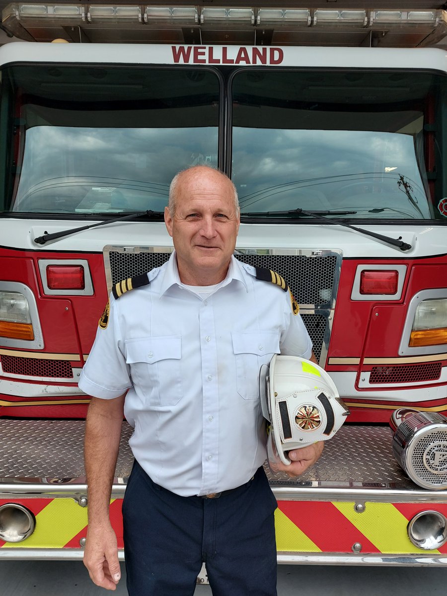 WellandFire's tweet image. For the 2nd day in a row one of our most respected firefighters is retiring.

Today is Platoon Chief Mike Fowler's last shift after 43 years as a firefighter, leader, and mentor with Welland Fire and Emergency Services. 

Please join us in offering best wishes on his retirement.