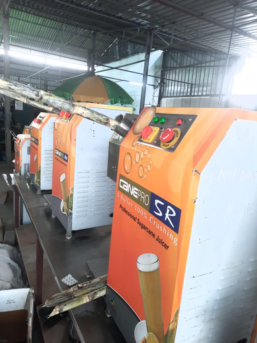 SGK_INDUSTRIES's tweet photo. SGK INDUSTRIES,HYDERABAD

WE HAVE 3 ROLLERS,4 ROLLERS AND 5 ROLLERS SUGARCANE JUICE MACHINES WITH 0.5 MOTOR,1 HP MOTOR AND 1.5 HP MOTOR CAPACITIES.

FURTHER DETAILS PLEASE CONTACT : 
+91 812 55 55 777. https://t.co/qvYqSGi7Sn