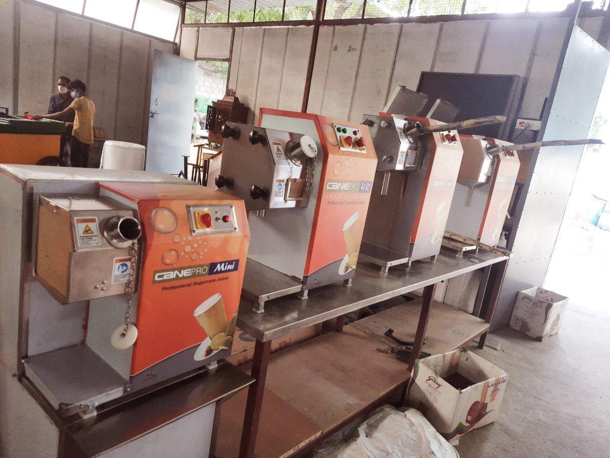 SGK_INDUSTRIES's tweet photo. SGK INDUSTRIES,HYDERABAD

WE HAVE 3 ROLLERS,4 ROLLERS AND 5 ROLLERS SUGARCANE JUICE MACHINES WITH 0.5 MOTOR,1 HP MOTOR AND 1.5 HP MOTOR CAPACITIES.

FURTHER DETAILS PLEASE CONTACT : 
+91 812 55 55 777. https://t.co/qvYqSGi7Sn