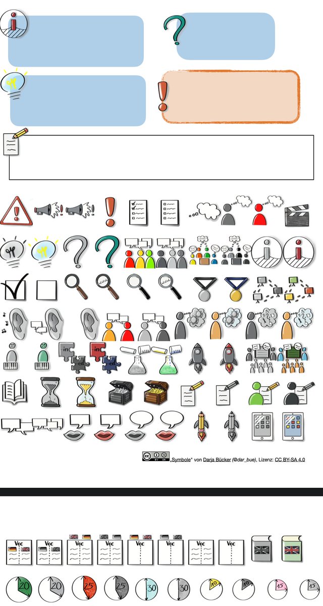 Da einige schon wieder gestartet sind 3/3: 
Für den Start ins neue Sj stelle ich euch Symbole für eure AB zur Verfügung. Diese habe ich mit <a href="/musicteacherD/">musicteacher</a> erstellt.
Gerne weiterverwenden und anpassen!
sites.google.com/view/oerunterr…

#twlz #oer #SharingisCaring #ccbysa
⬇️⬇️⬇️