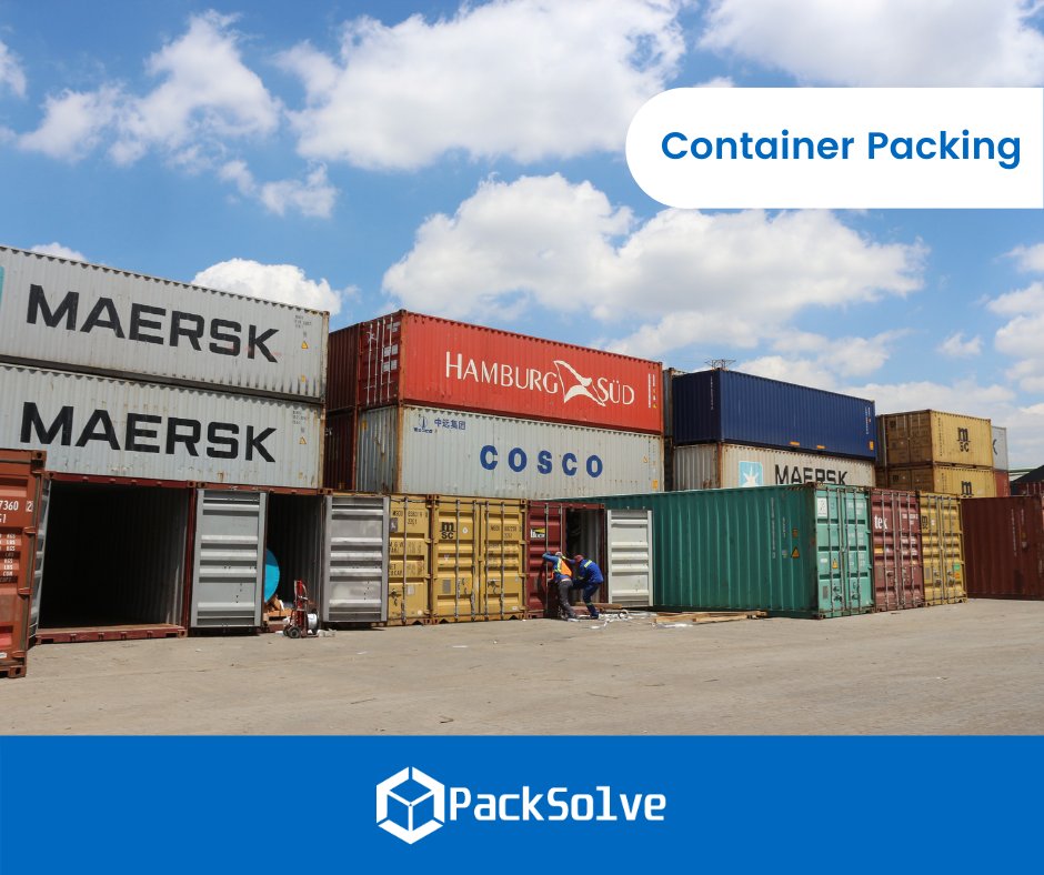 PackSolve's tweet image. Our team at PackSolve can project manage your Industrial Cargo Relocation. Our custom manufactured timber products alongside premium corrosion protection will ensure that your shipment is in perfect condition when it arrives to its final destination.
#ContainerPacking #Protection
