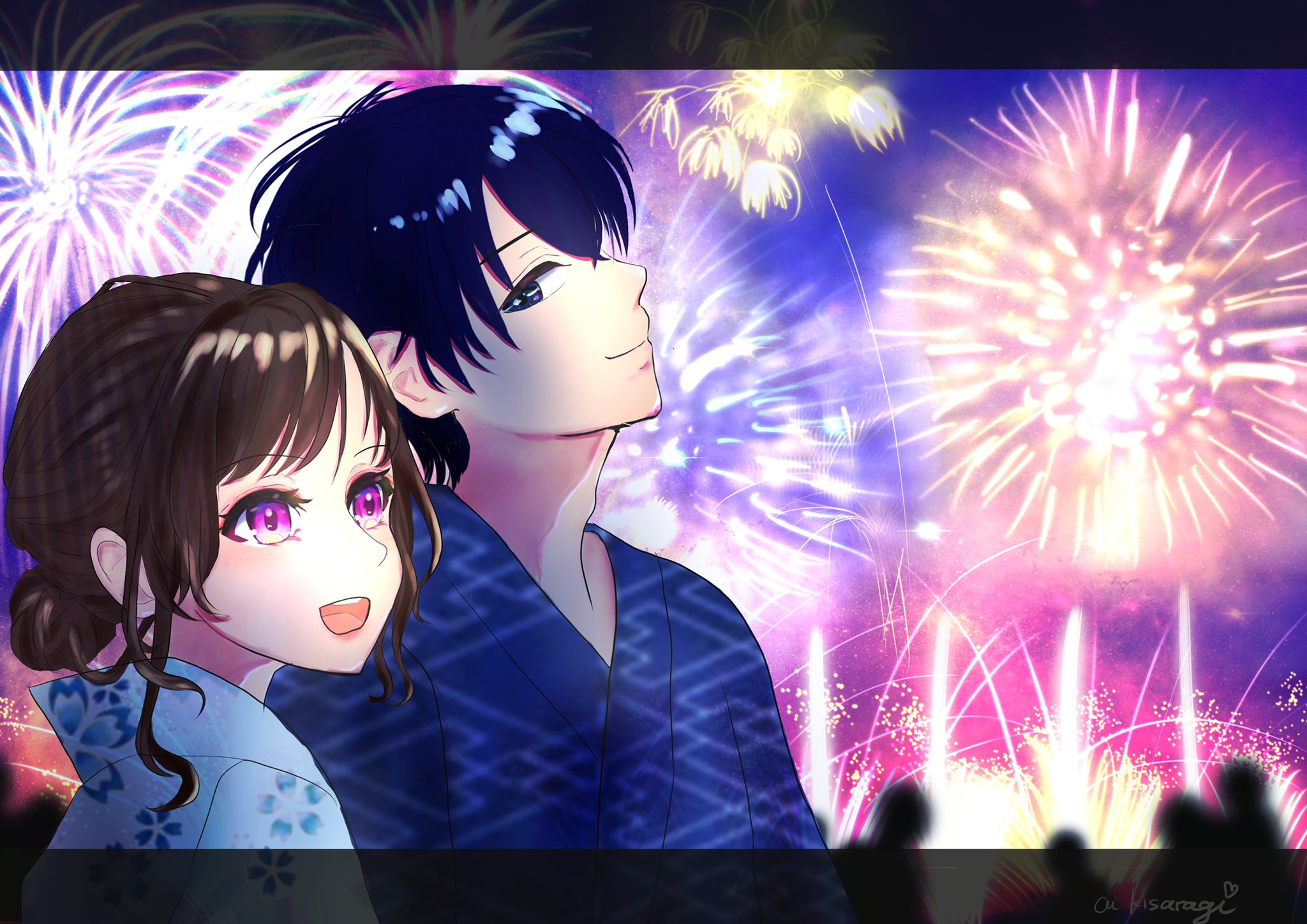 تويتر 如月あい على تويتر 花火はいつだって君と エデクシー様の企画 絵師でつなげる４７都道府県行脚 の参加作品です イラスト好きな人と繋がりたい イラスト描く人と繋がりたい T Co Vebgiwzpz1