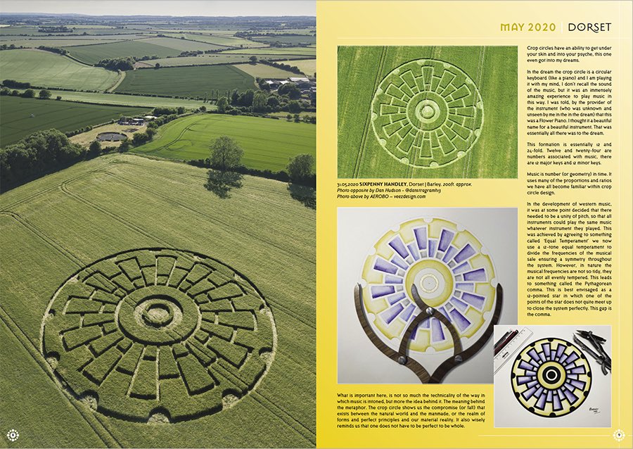Karenalexphi's tweet photo. The latest Crop Circle Year Book has finally arrived from the printers. Self published in small numbers they come directly from us to you. This will be our 22nd edition!!!
https://t.co/BShqsiWn8b
#cropcircles #cropcircles2021 #temporarytemples #sacredgeometry https://t.co/8FWHq30aJY
