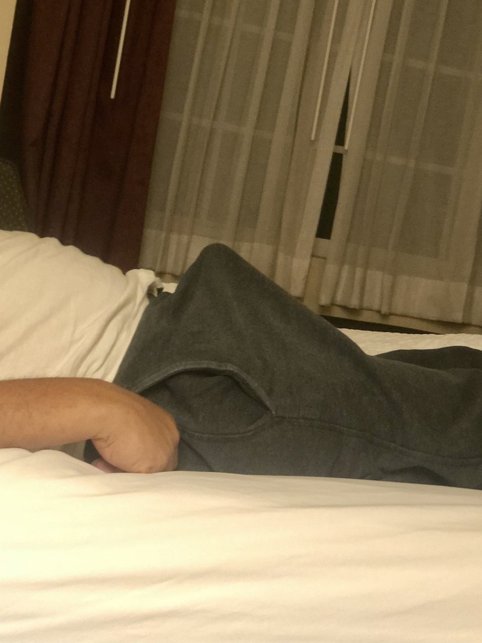 Dummkopf (hehim) on X: Guys!! I got a pic of Dad's wood too!! He can  pitch a nice tent. Looks like we're pretty comparable 😏 #likefatherlikeson  #dad #boner #morningwood #bulge #kink #gay