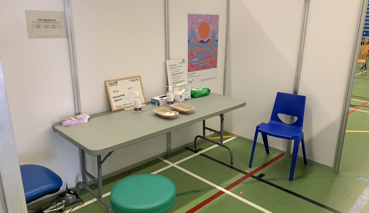 HALDHT's tweet photo. Neena (Snr Nurse) and Stephan (PBS Practitioner) successfully supported a young lady with learning disabilities today at @Brentfordflc vaccination centre. She got her first dose of the #Pfizer vaccine! 🙌🏼 @HRCH_NHS #LearningDisability #COVID19 #NHS #CovidVaccine https://t.co/9i6ALPySRr